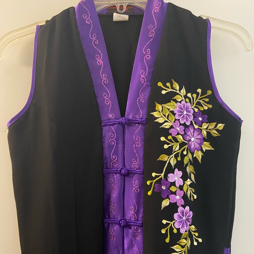 So Dai Purple Sleevless Dress
